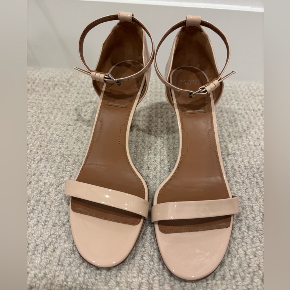 Givenchy Elegant Nude Ankle Strap Sandals